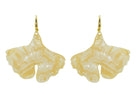 Miccy's | Miccy's Ivory Ginkgo Leaves | Resin Earrings