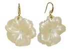 Miccy's | Hibiscus Ivory | Resin Earrings