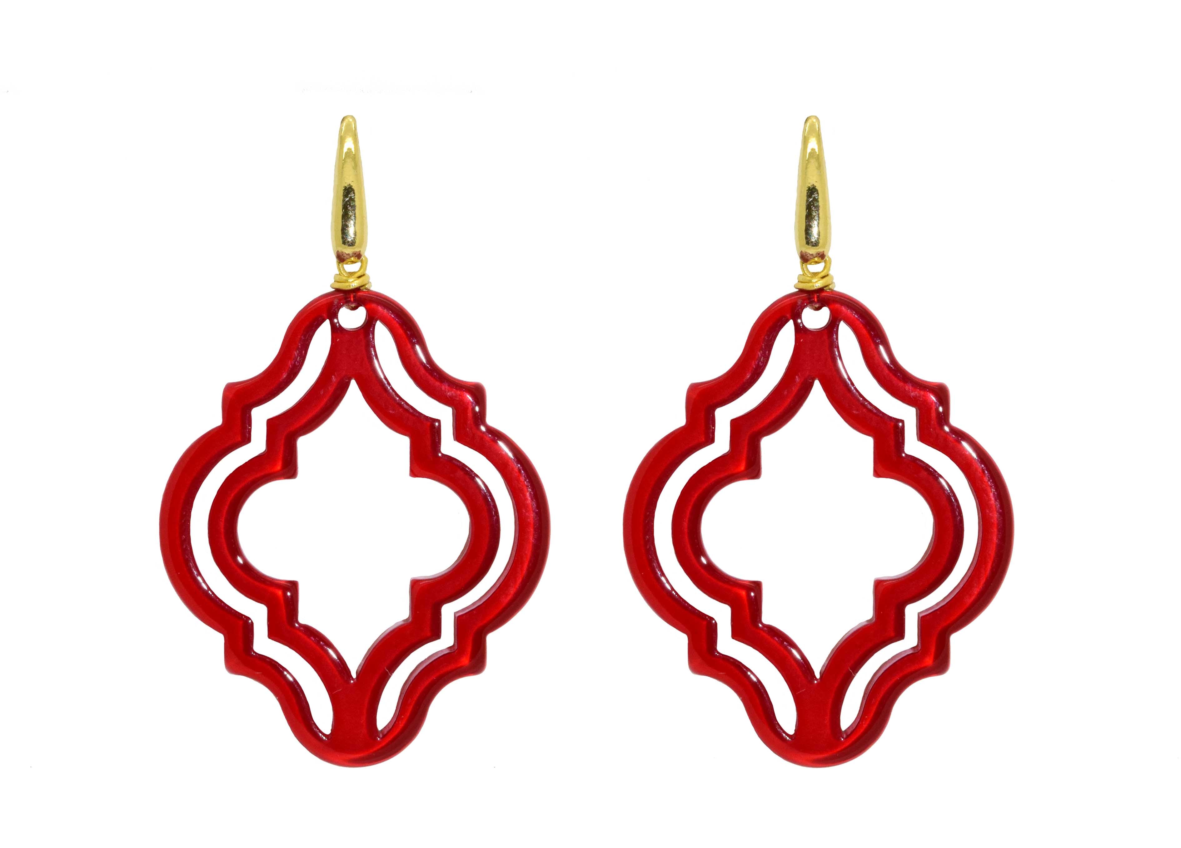 Miccy's | Muscat Red | Petite | Resin Earrings