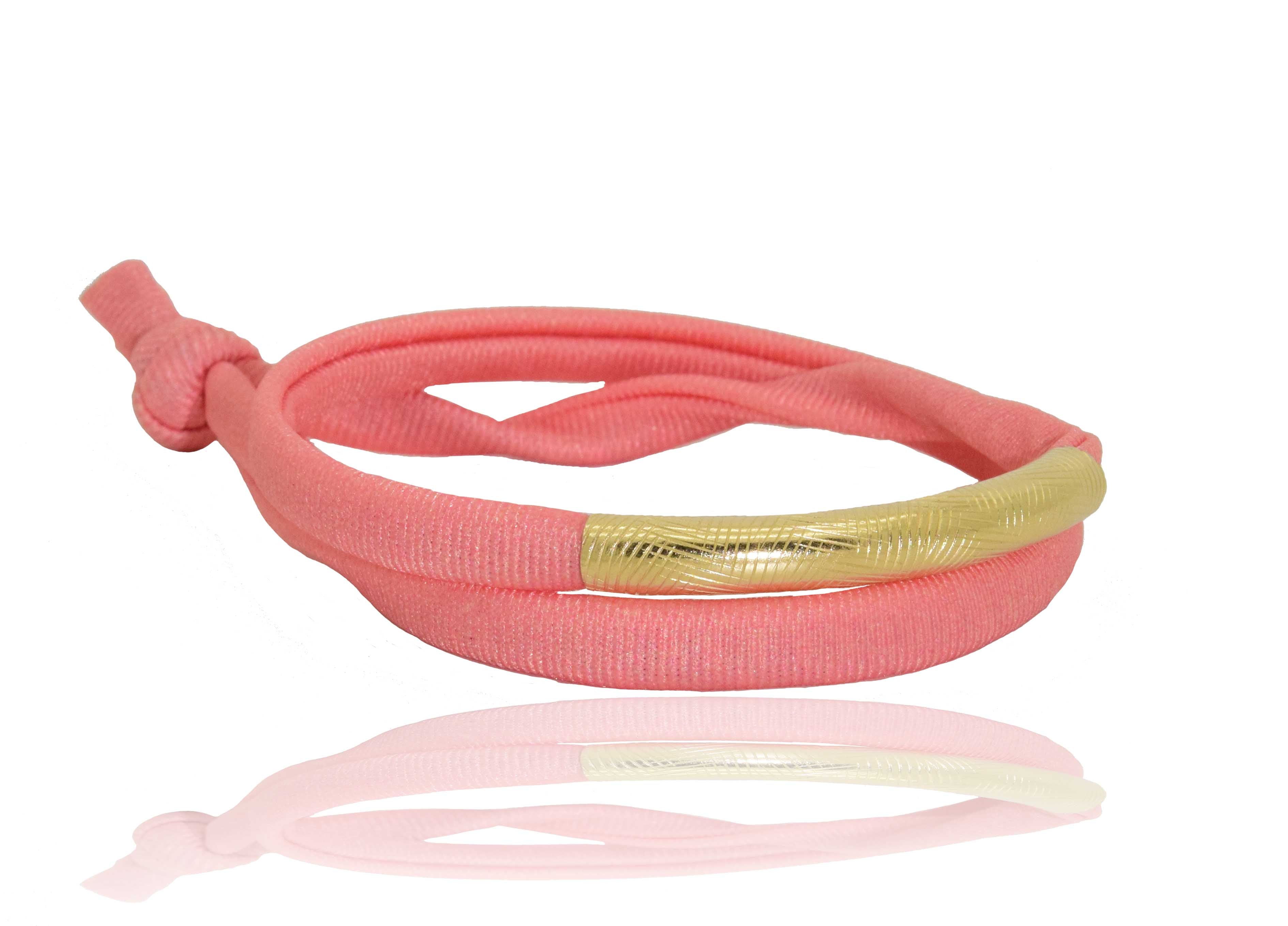 Miccy's | Peach 14K Golden Tube Bracelet