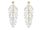 Miccy's | Miccy's Pearl White Leaves | Resin Earrings