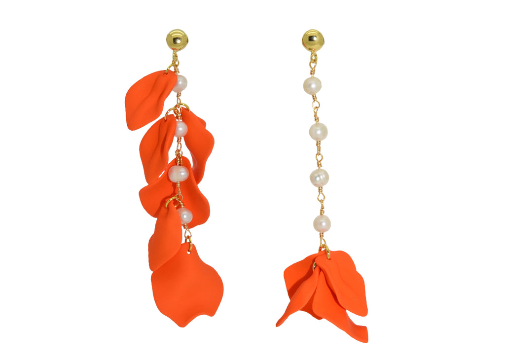 Tangarine Rosa | Resin Earrings