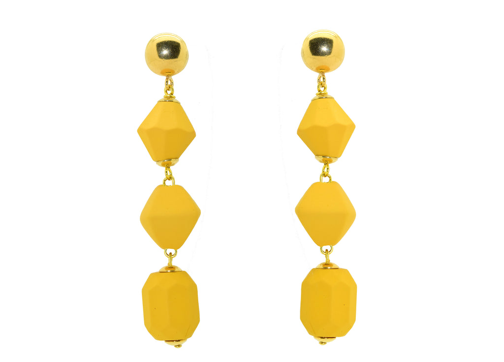 Saffron | Resin Earrings