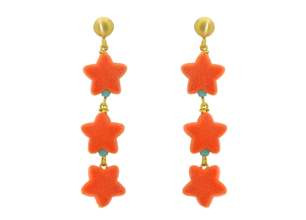 Wishful Thinking Tangarine | Resin Earrings