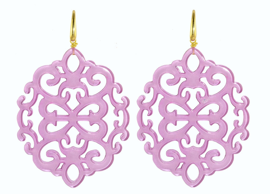 Ahlan Lavender | Resin Earrings
