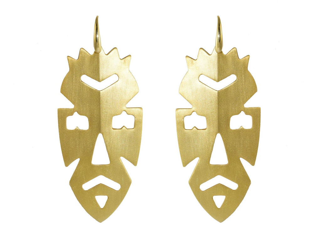 Dogon Earrings | Gold Line Earrings